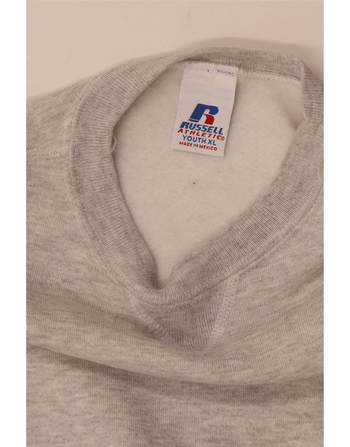 Russell Athletic Boys Φούτερ Jumper 15-16 ετών XL Γκρι βαμβακερό