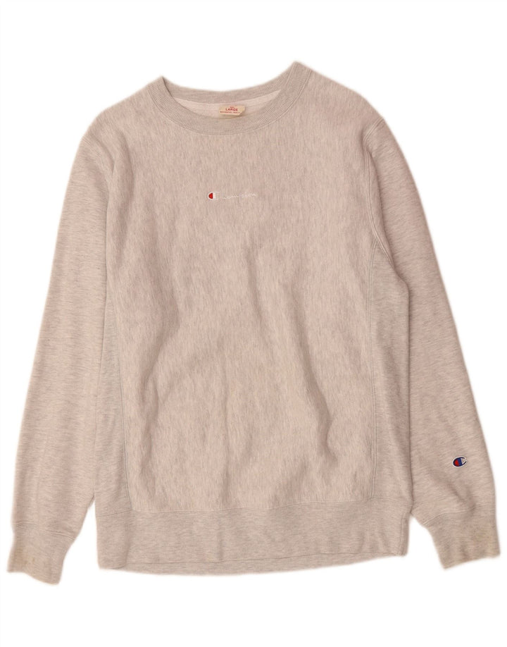 Ανδρικό φούτερ CHAMPION Jumper Μεγάλο Γκρι βαμβακερό