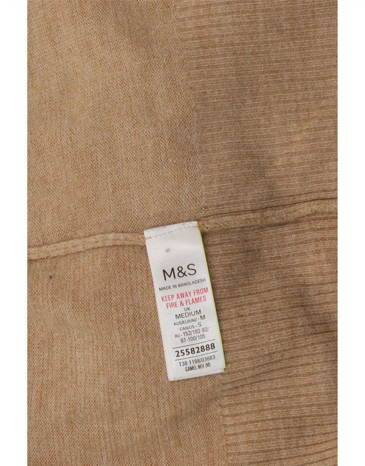 Marks & Spencer Γυναικείο πουλόβερ με λαιμό χελώνα UK 14 Medium Beige