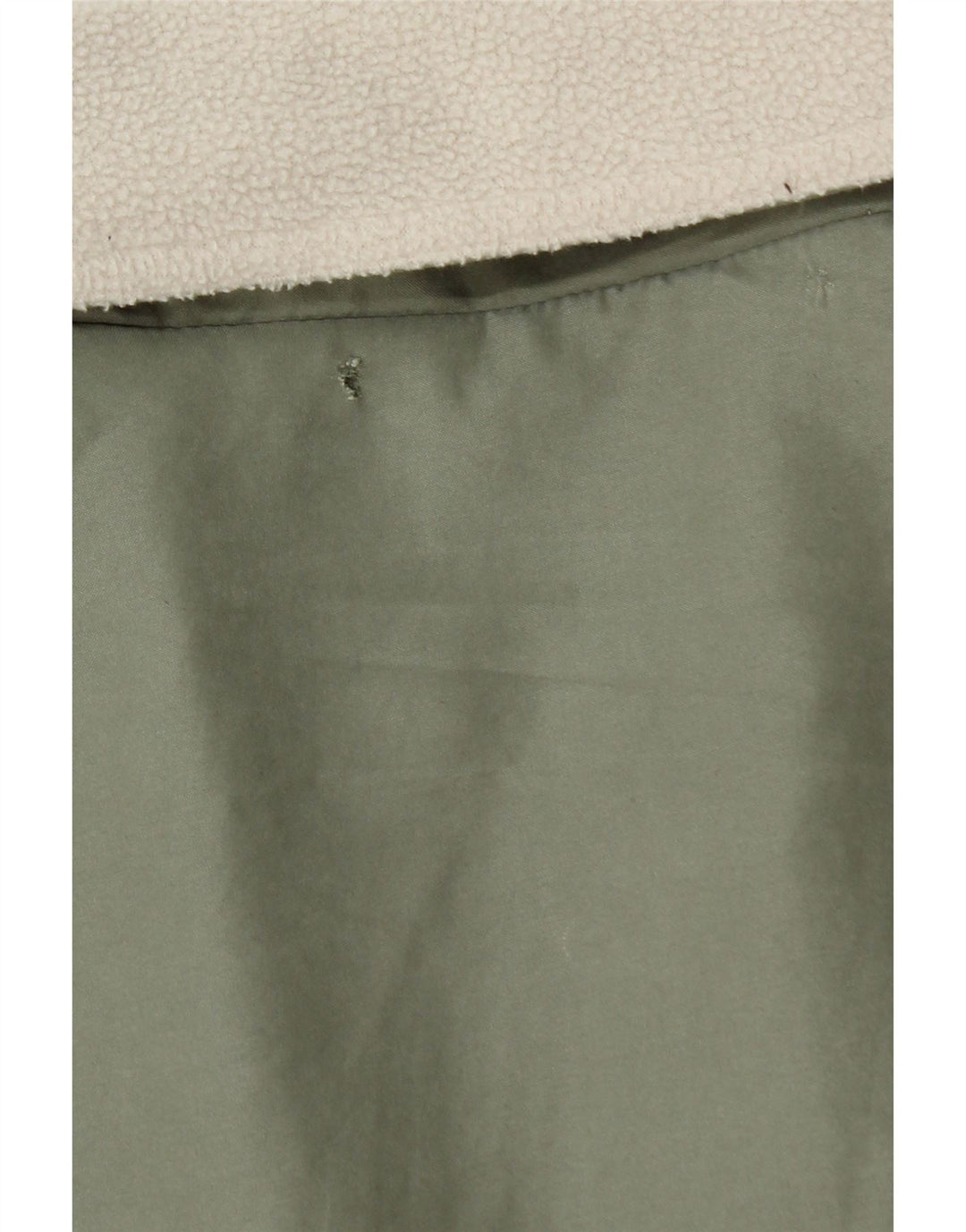 Marks & Spencer Womens Oversized Sherpa Parka Jacket UK 14 Large Green