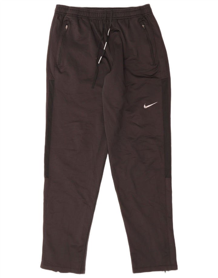 Γυναικεία φόρμα NIKE Dri Fit Παντελόνια UK 14 Large Μαύρο Πολυεστέρας