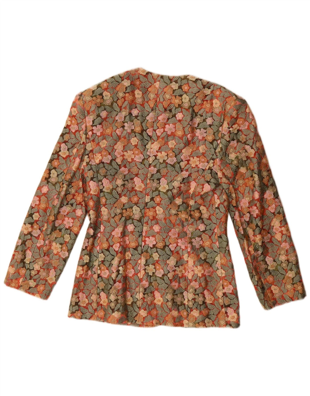Vintage Γυναικείο Μπουφάν Blazer 5 Κουμπιών IT 42 Μεσαίο Πολύχρωμο Floral