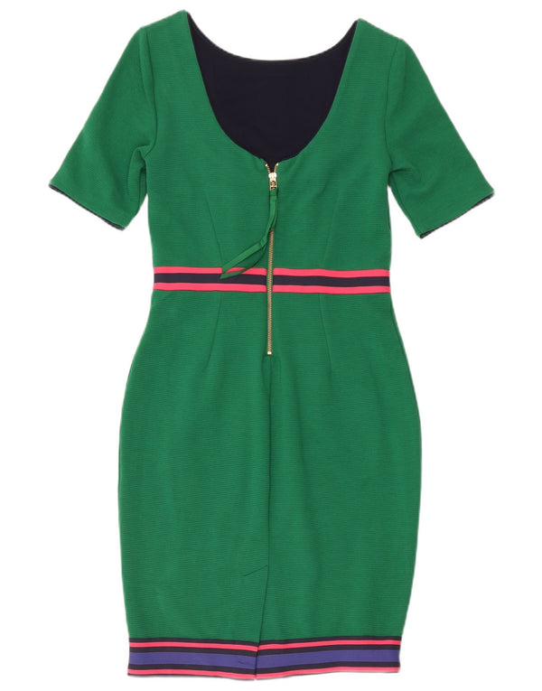 Γυναικείο φόρεμα με θήκη Boden UK 8 Small Green Colourblock Βαμβακερό
