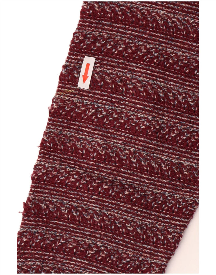 Ανδρικό πουλόβερ Rio V-Neck Jumper IT 50 Medium Maroon ριγέ πολυακρυλικό
