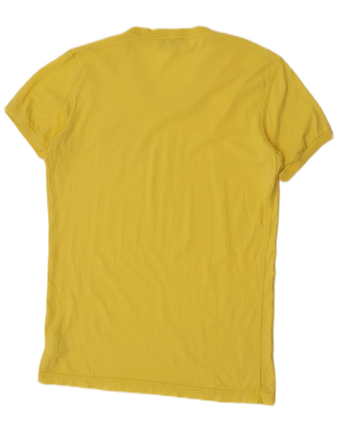Ανδρικό γραφικό T-Shirt Diesel Top μεγάλο κίτρινο βαμβακερό