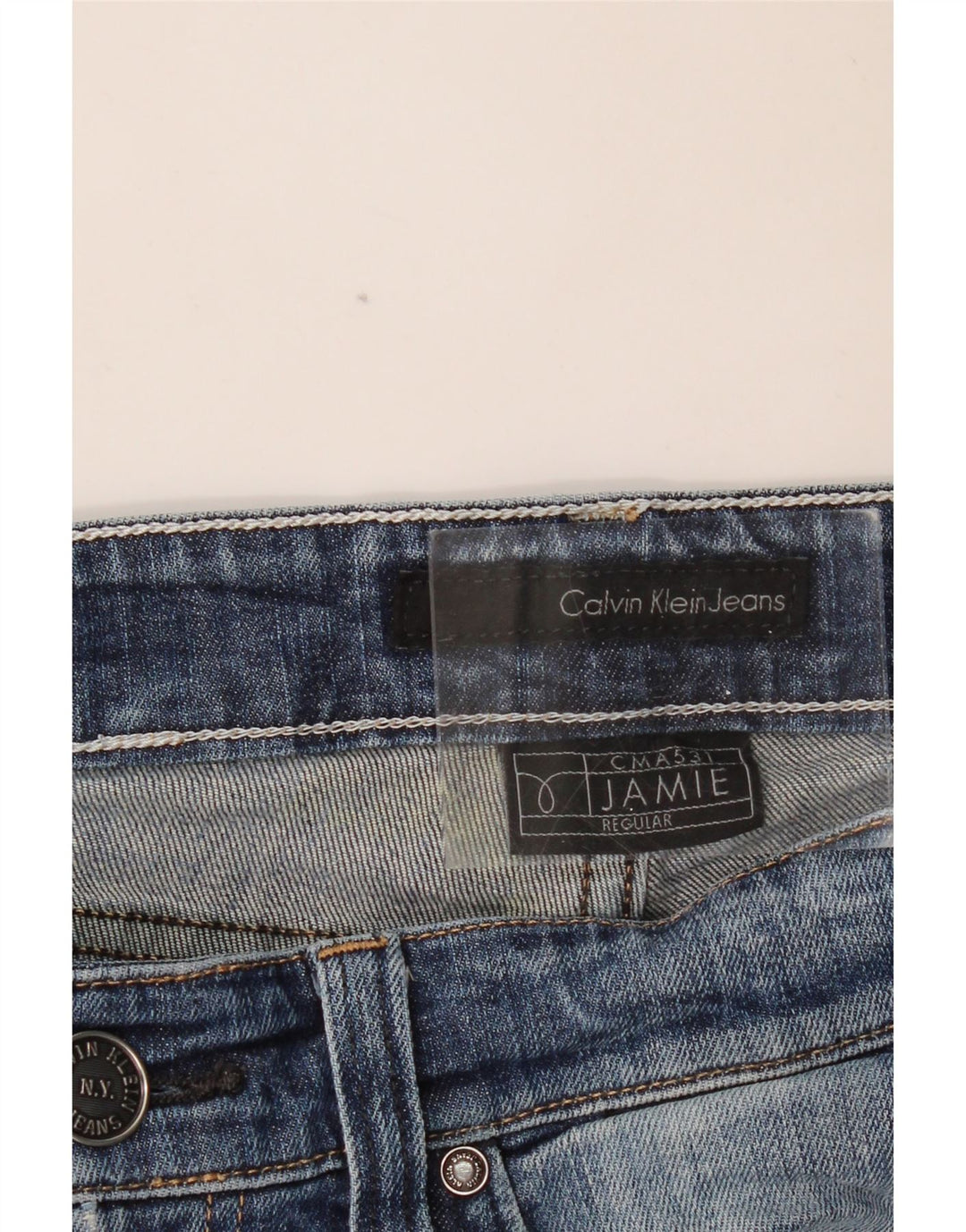 CALVIN KLEIN Γυναικείο Jamie Straight Jeans W32 L33 Blue