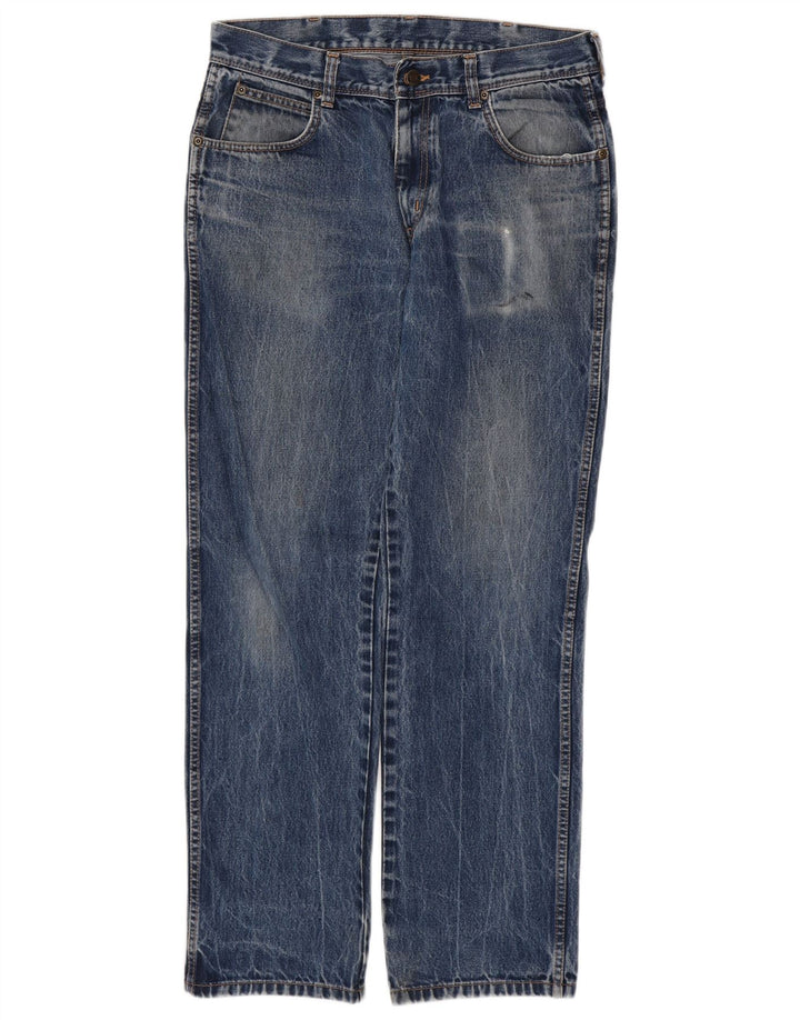 Ανδρικό τζιν WRANGLER Regular Fit ίσιο W33 L32 Μπλε βαμβακερό