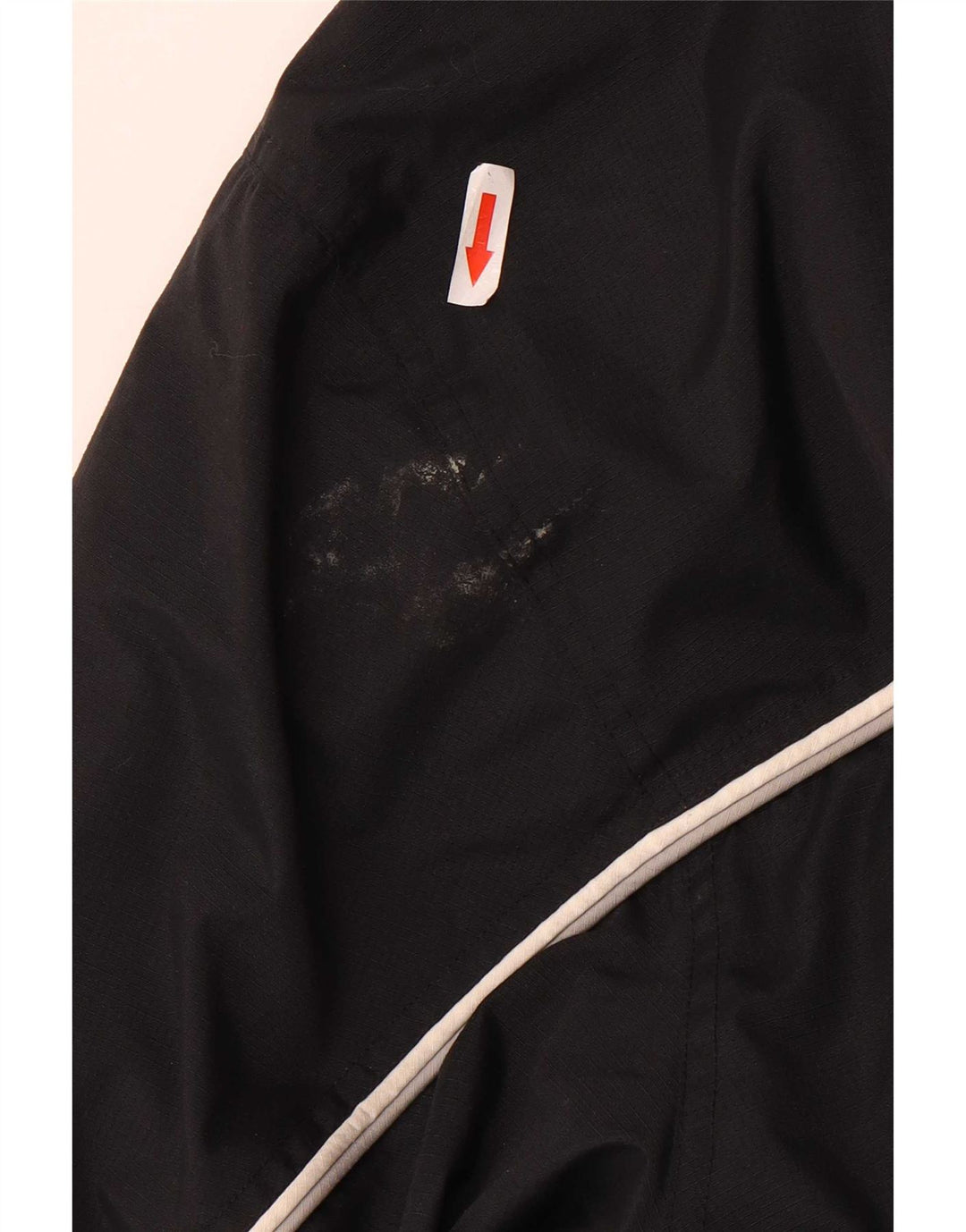 Ανδρικό μπουφάν Nike με κουκούλα αντιανεμικό UK 42/44 μεγάλο μαύρο πολυεστέρα