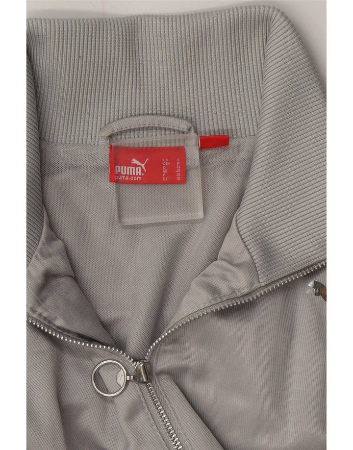 Puma Γυναικεία αθλητική φόρμα Top Jacket UK 10 Small Grey