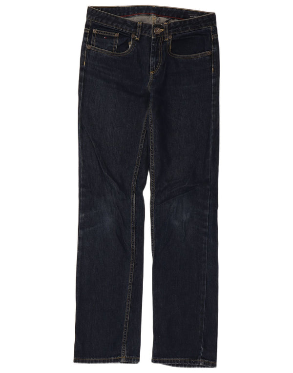Tommy Hilfiger Boys Straight Jeans 15-16 ετών W30 L31 Navy Blue Cotton
