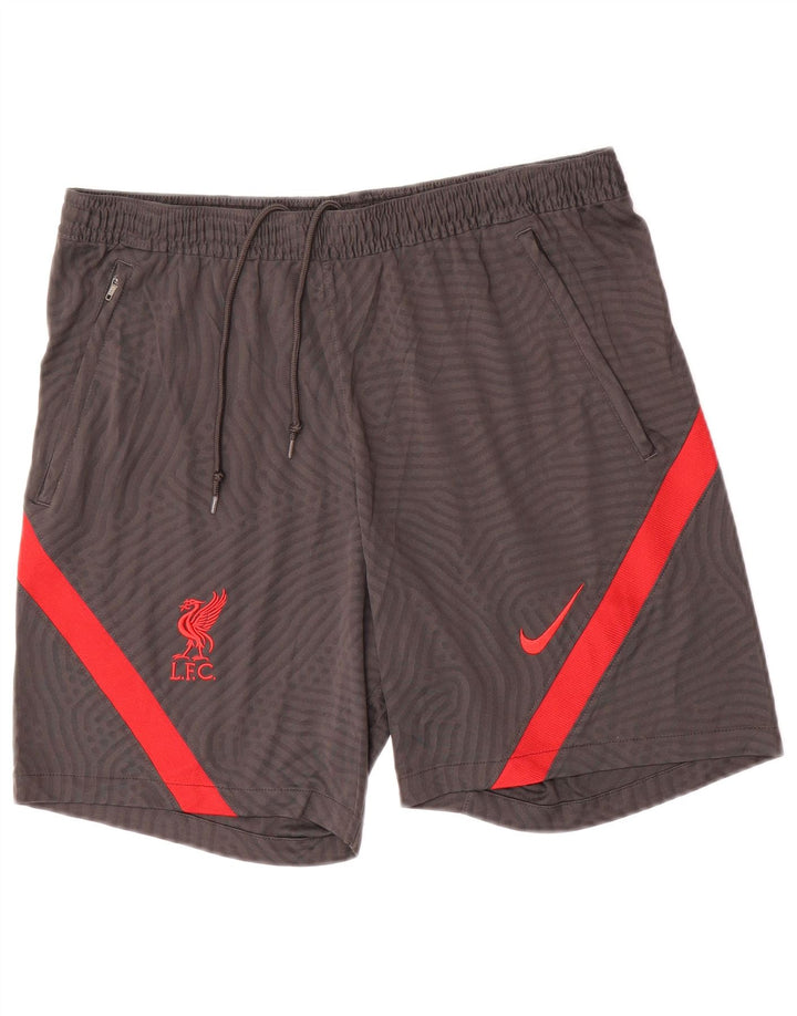 Ανδρικό αθλητικό σορτς NIKE Liverpool με μεγάλο μαύρο χρώμα από πολυεστέρα