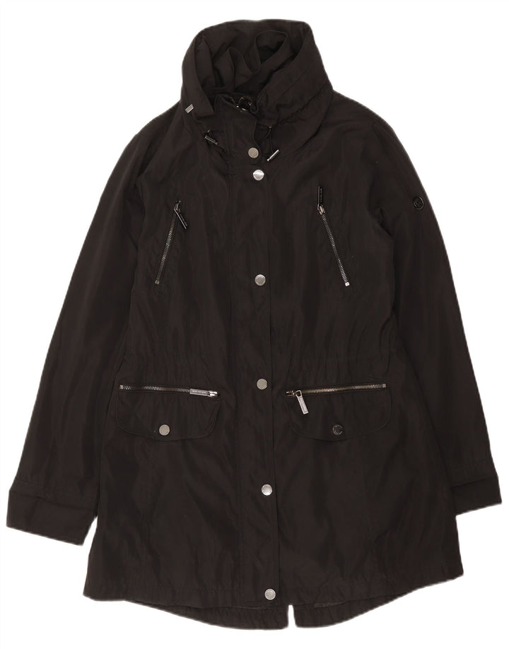 Michael Kors Γυναικείο μπουφάν Parka με κουκούλα UK 10 Small Black Polyester