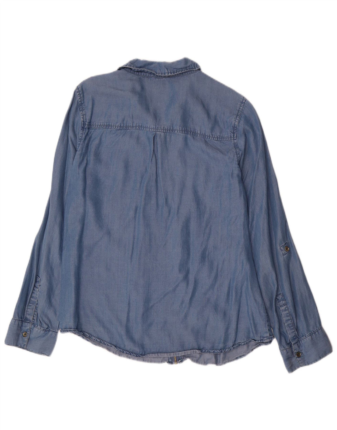 Michael Kors Γυναικείο Τζιν Πουκάμισο UK 14 Medium Blue Lyocell