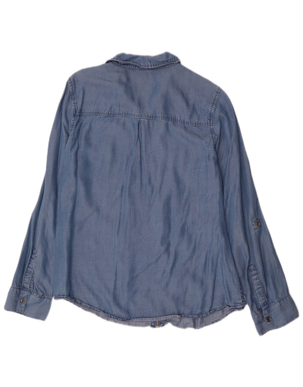 Michael Kors Γυναικείο Τζιν Πουκάμισο UK 14 Medium Blue Lyocell