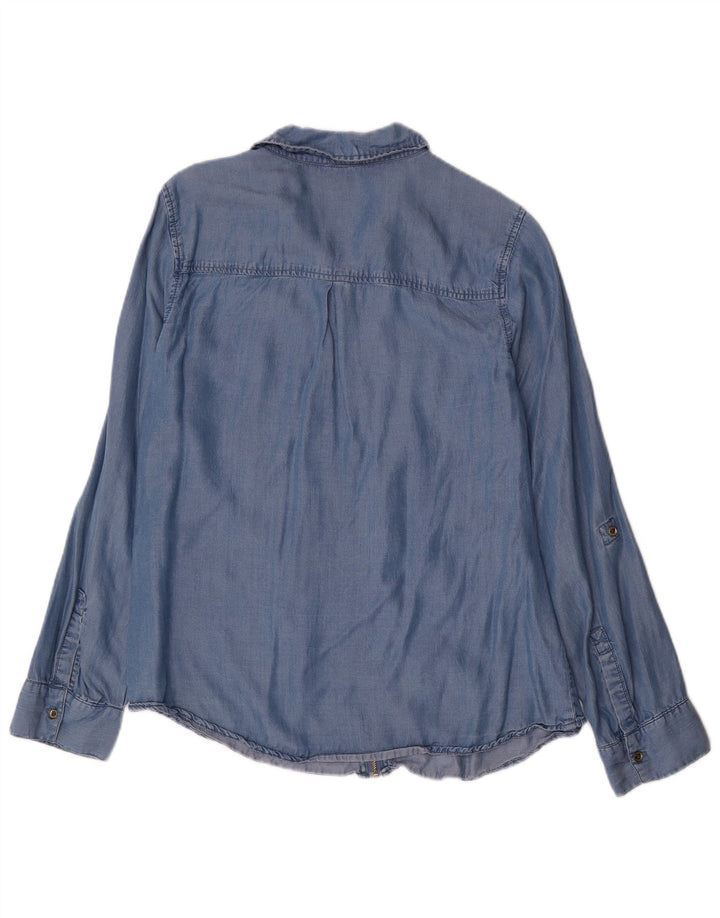Michael Kors Γυναικείο Τζιν Πουκάμισο UK 14 Medium Blue Lyocell