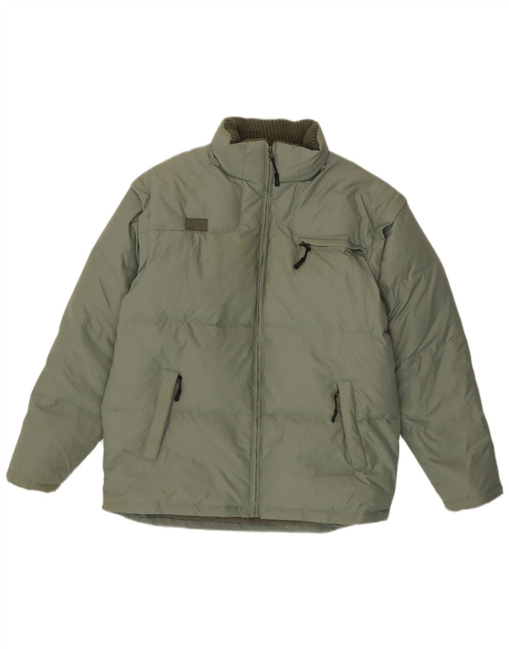 Ανδρικό μπουφάν FILA με επένδυση UK 40 Large Green Polyamide