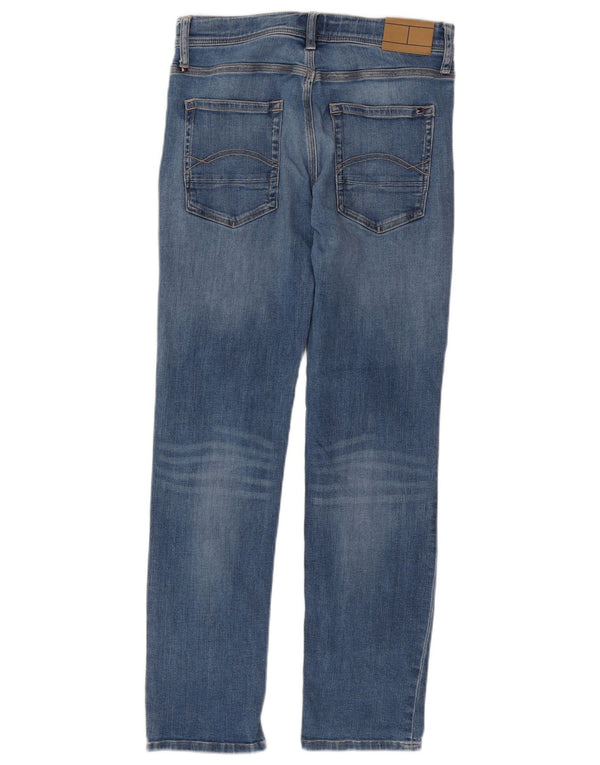 Tommy Hilfiger Boys Slim Jeans 13-14 ετών W28 L29 Μπλε βαμβακερό