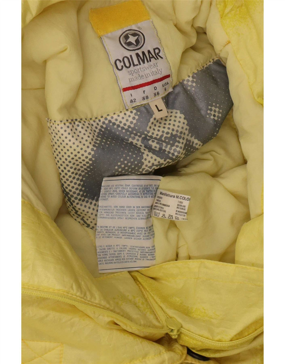 Colmar γυναικεία φόρμα σκι UK 16 Large Yellow Polyester