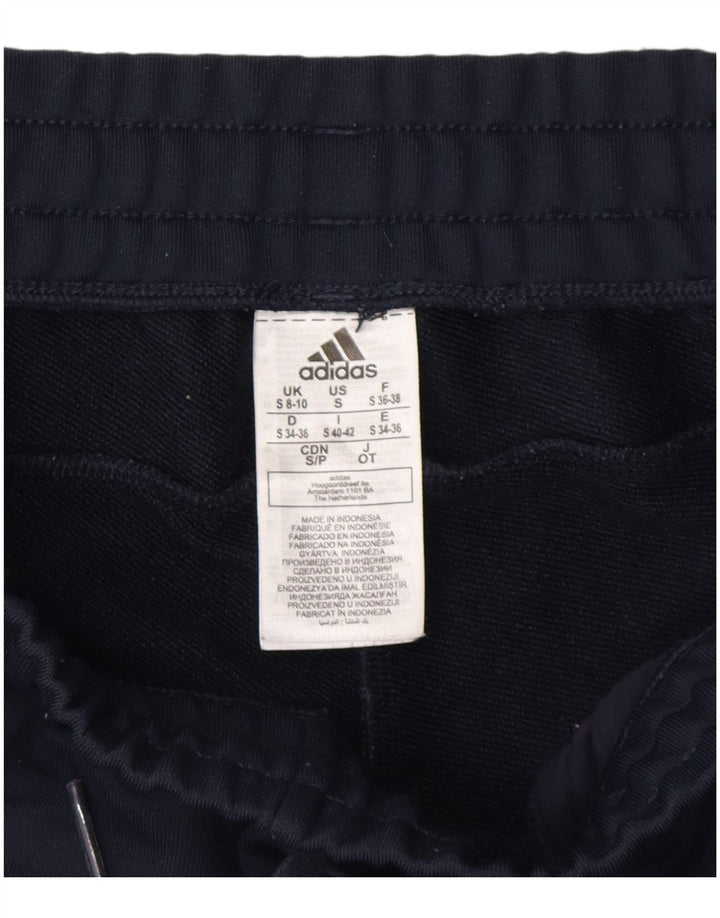 Γυναικεία αθλητική φόρμα Adidas Παντελόνι Joggers UK 8/10 Small Navy Blue Polyester