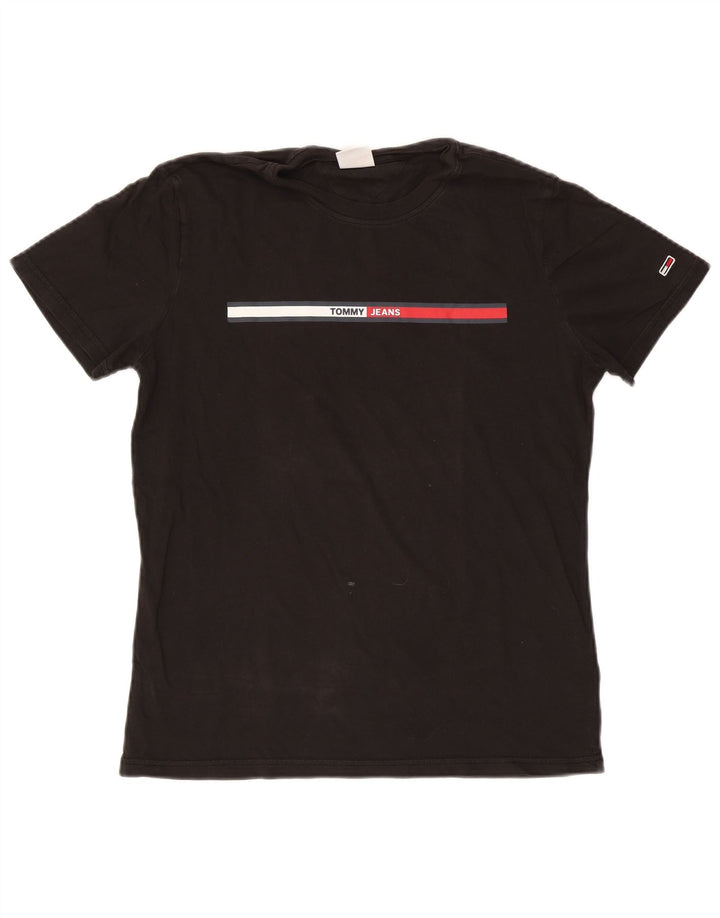 Ανδρικό T-Shirt Tommy Hilfiger Top Μεσαίο Μαύρο