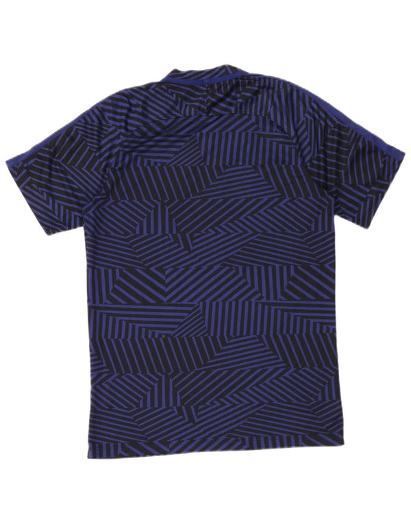 Ανδρικό μπλουζάκι Nike Dri Fit Top Medium Navy Blue γεωμετρικός πολυεστέρας