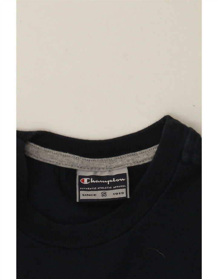 CHAMPION Mens Vest Top Small Navy Blue