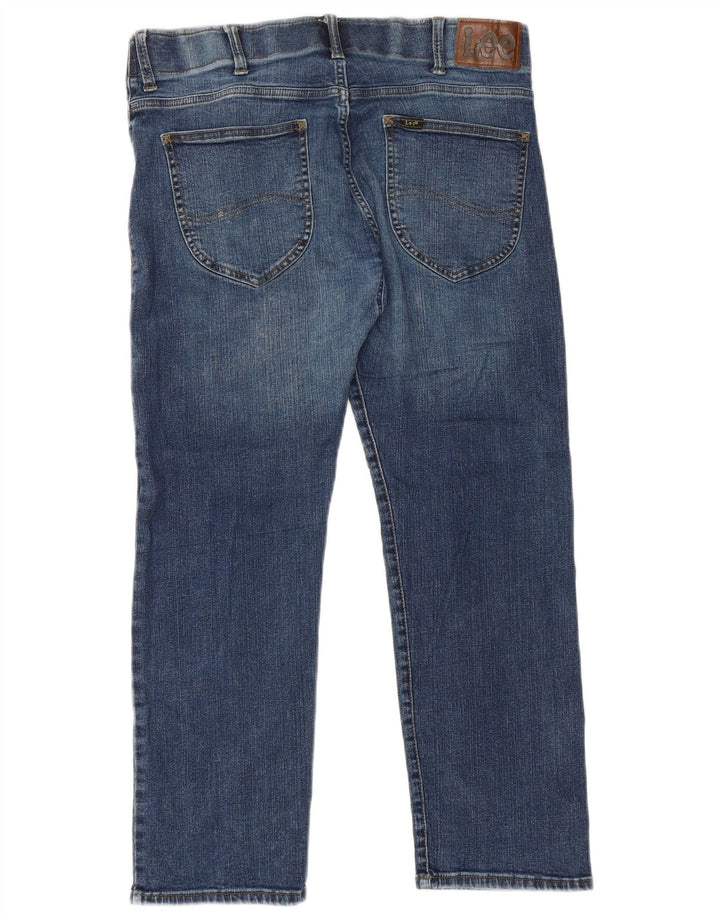 Lee Mens Straight Jeans W34 L27 Blue