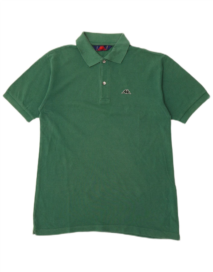 KAPPA Mens Polo Shirt Small Green Cotton