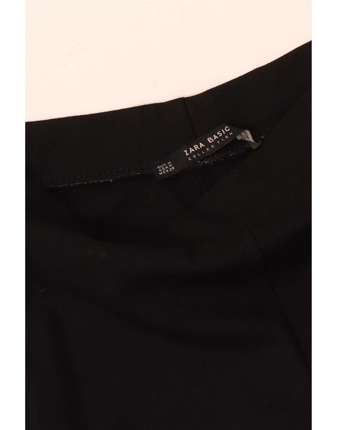 Zara Γυναικείο Κολάν UK 12 Medium Μαύρο ριγέ