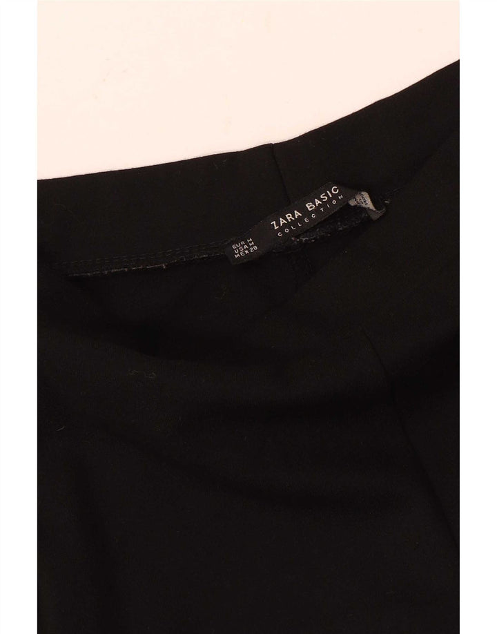 Zara Γυναικείο Κολάν UK 12 Medium Μαύρο ριγέ
