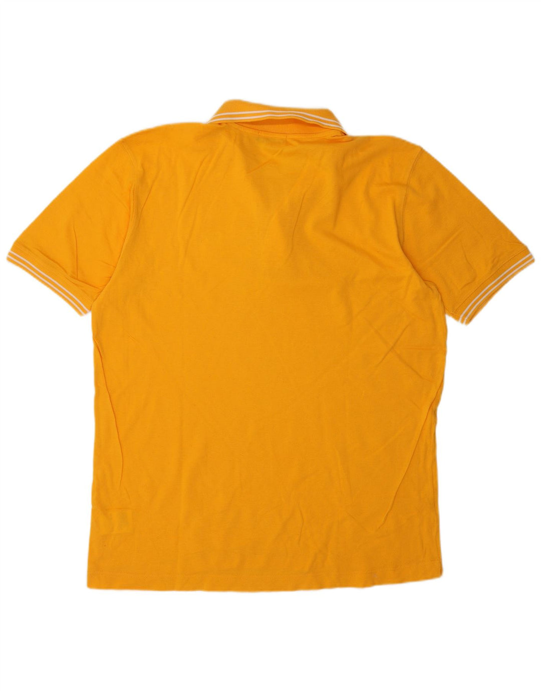 SERGIO TACCHINI Mens Polo Shirt Large Yellow Cotton