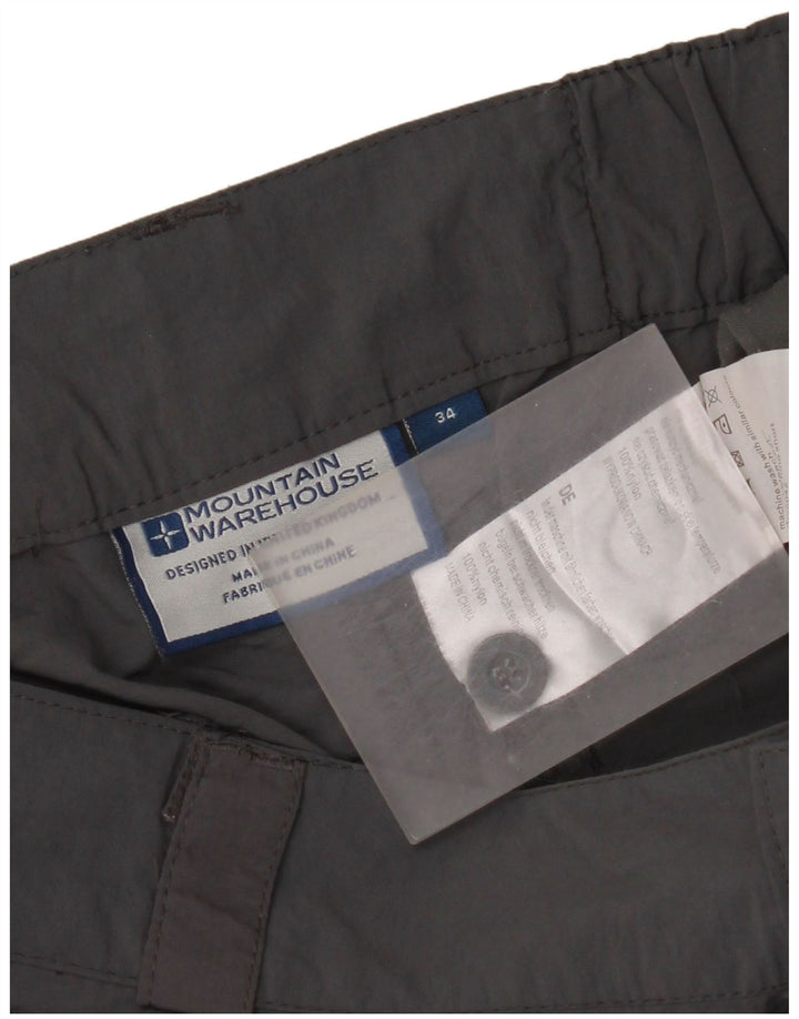 Mountain Warehouse Ανδρικό Σορτς Bermuda Cargo W34 Large Grey Nylon