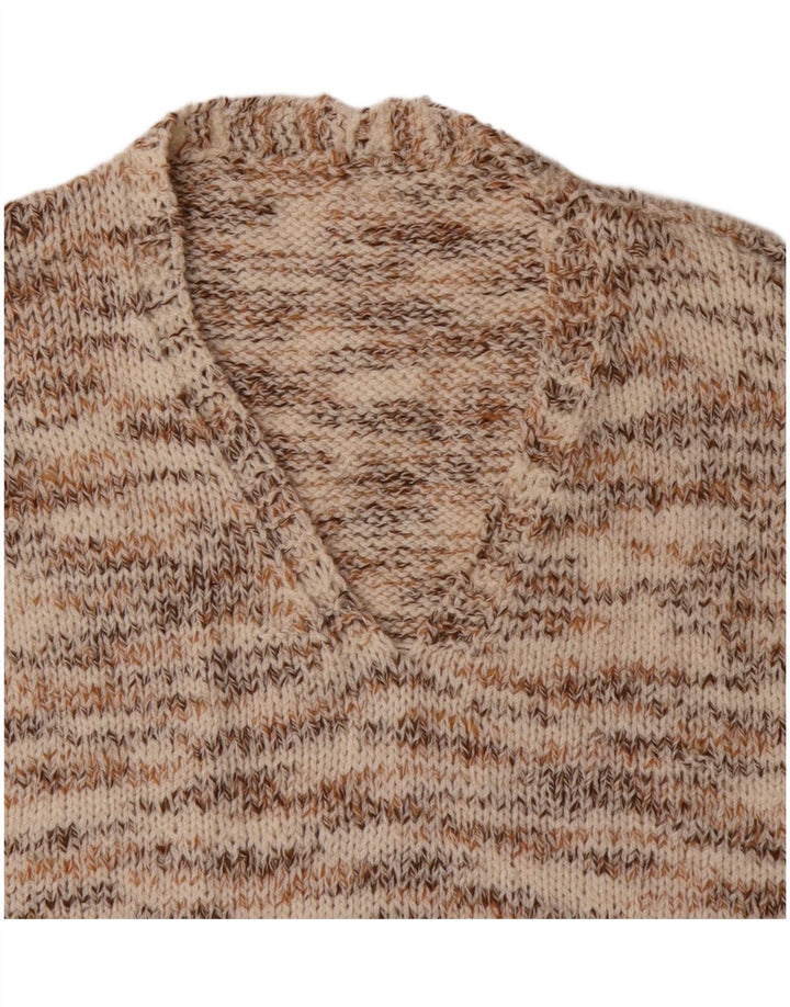 Vintage ανδρικό γιλέκο Tank Top Large Beige Flecked