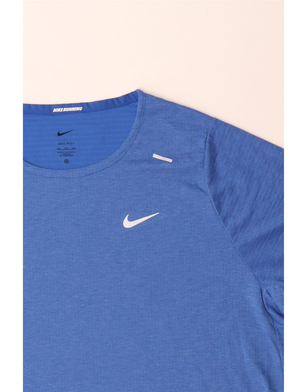 Ανδρικό T-Shirt NIKE Dri Fit Top 2XL Blue Polyester