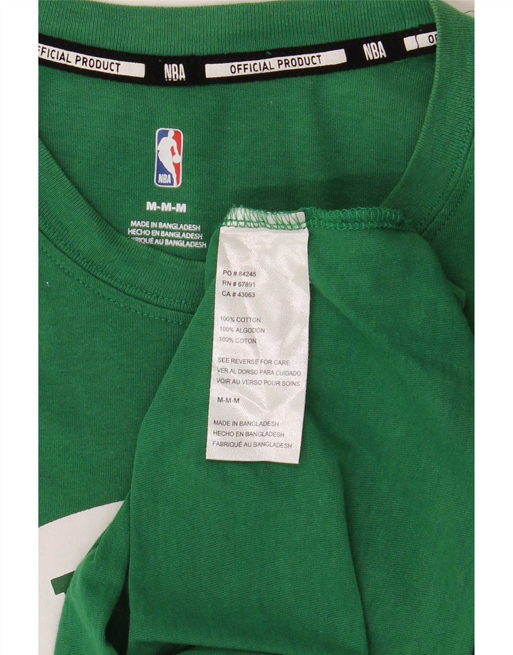Γραφικό μπλουζάκι NBA Ανδρικά Celtics, μεσαίο πράσινο βαμβακερό