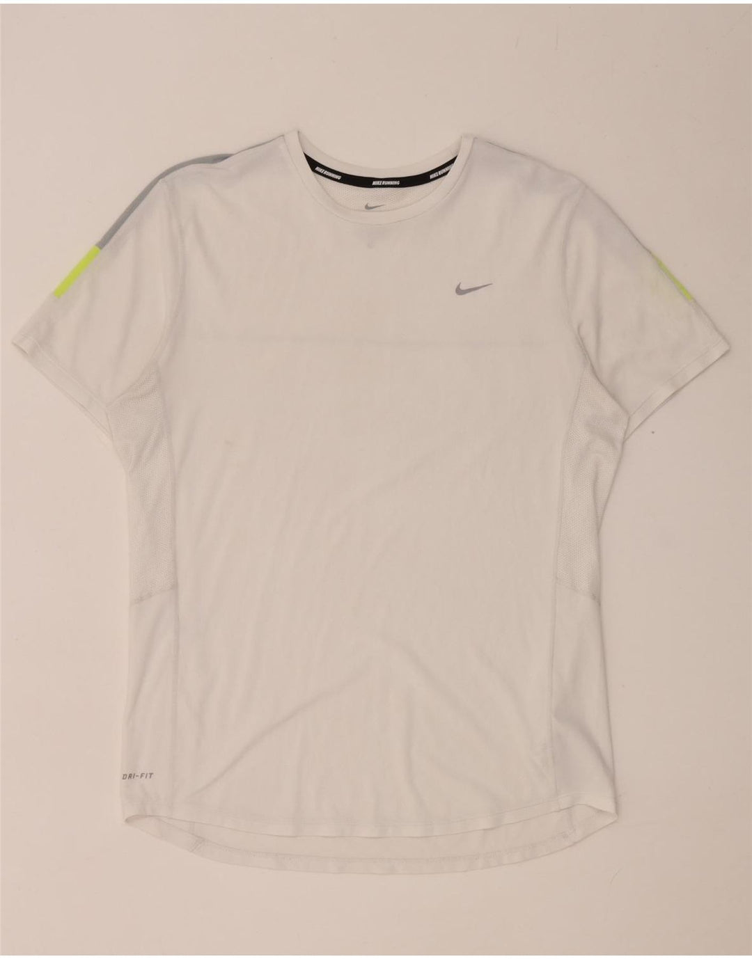 Ανδρικό T-Shirt Nike Dri Fit Τοπ μεσαίου λευκού χρώματος πολυεστέρας