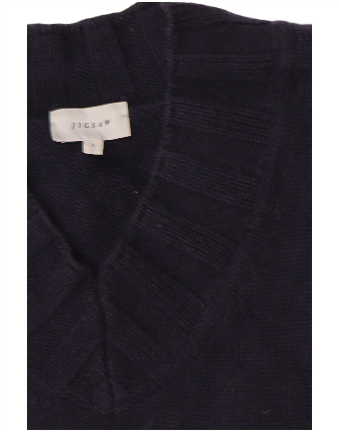 JIGSAW Γυναικείο γιλέκο υπερμεγέθους Tank Top UK 10 Small Navy Blue Wool