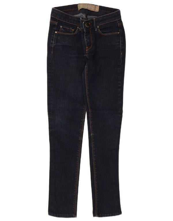 Zara Γυναικεία Skinny Jeans EU 34 2XS W24 L27 Navy Blue Cotton