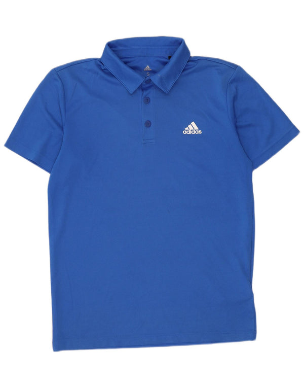 Ανδρικό πουκάμισο Adidas Climalite Polo Small Blue Polyester