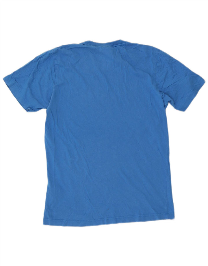 Ανδρικό γραφικό T-Shirt Adidas Top Small Blue βαμβακερό
