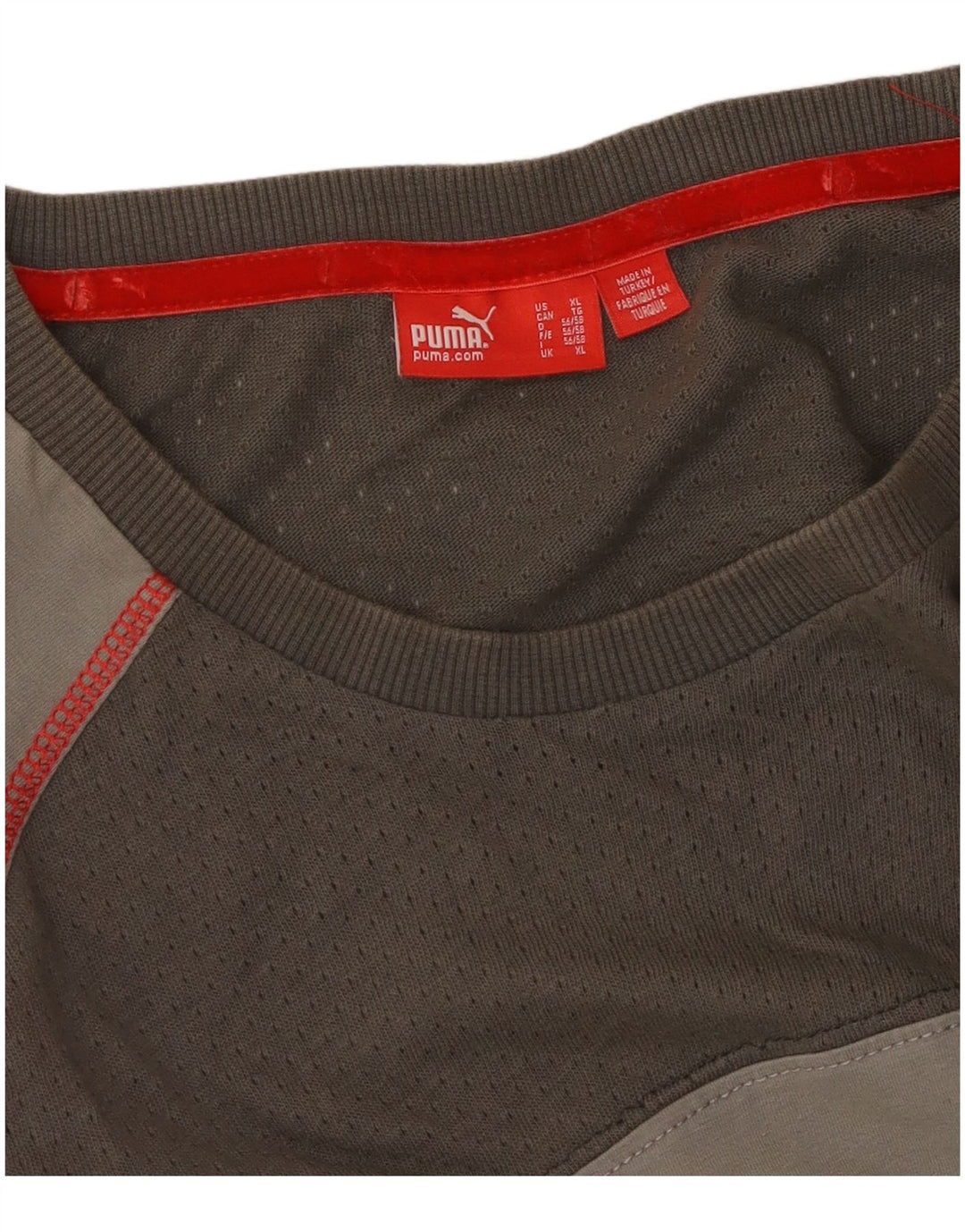 Ανδρικό γραφικό μπλουζάκι Puma, τοπ XL, γκρι χρώμα