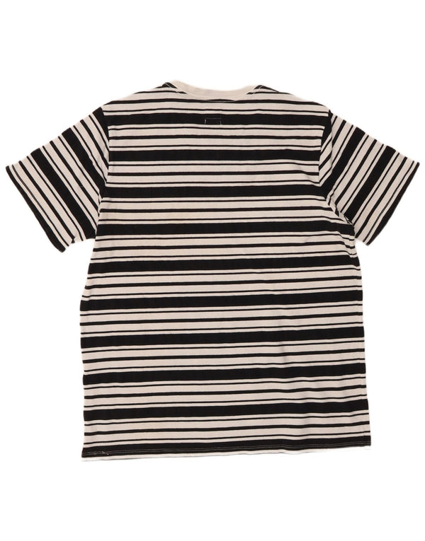 LEVI'S Mens Standard T-Shirt Top Large Black Striped