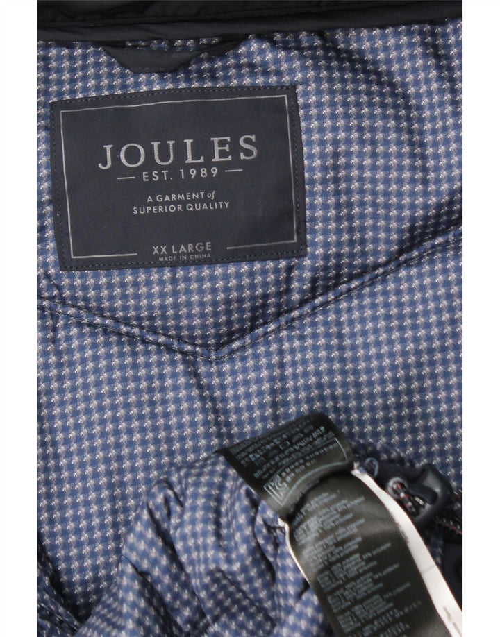 JOULES Ανδρικό μπουφάν με κουκούλα UK 44 2XL Navy Blue Polyester