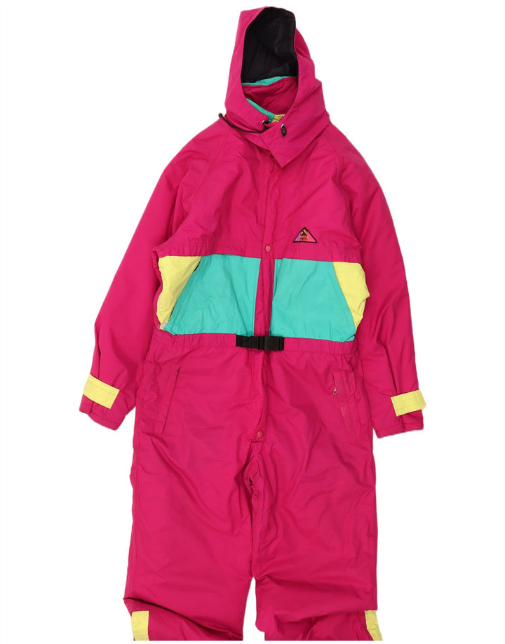 Aesse Ανδρική φόρμα σκι με κουκούλα XL Pink Colourblock