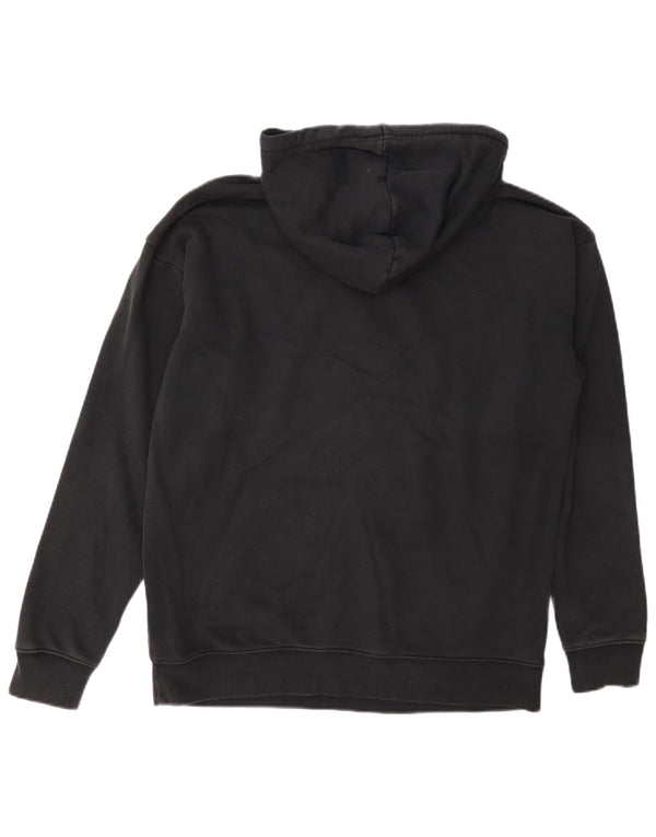 Adidas Γυναικείο Hoodie Jumper UK 8 Μικρό βαμβακερό γκρι