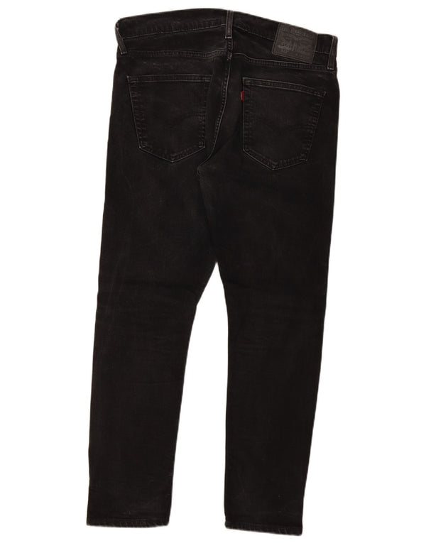 Levi's Mens 512 Slim Tapered Jeans W34 L30 Μαύρο βαμβακερό
