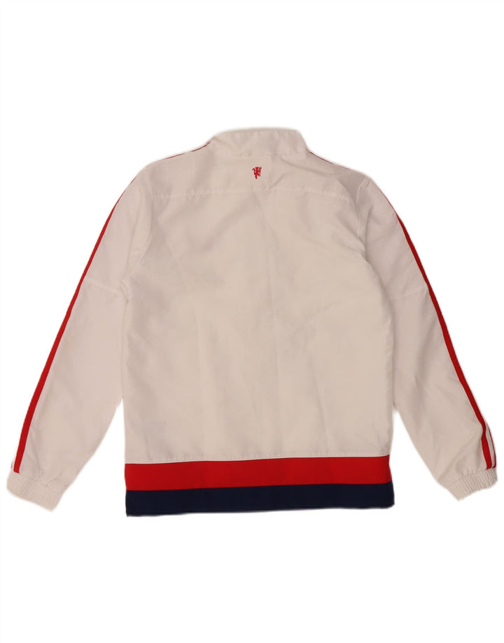 Μπουφάν φόρμας ADIDAS Boys Manchester United Top Jacket 9-10 Years White