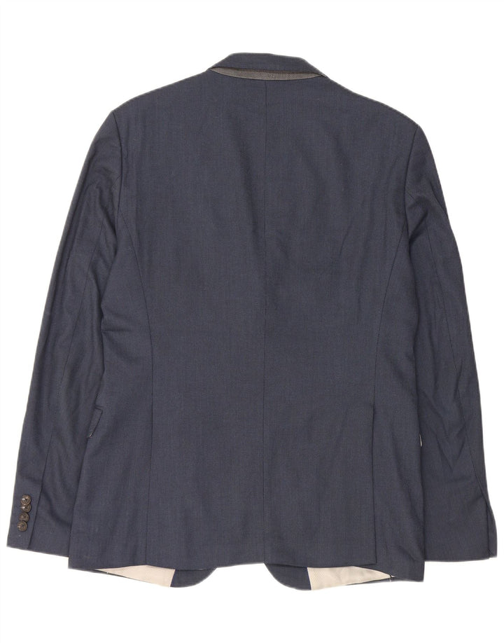 Zara Ανδρικό μπλέιζερ με 2 κουμπιά μπουφάν EU 50 Medium Navy Blue