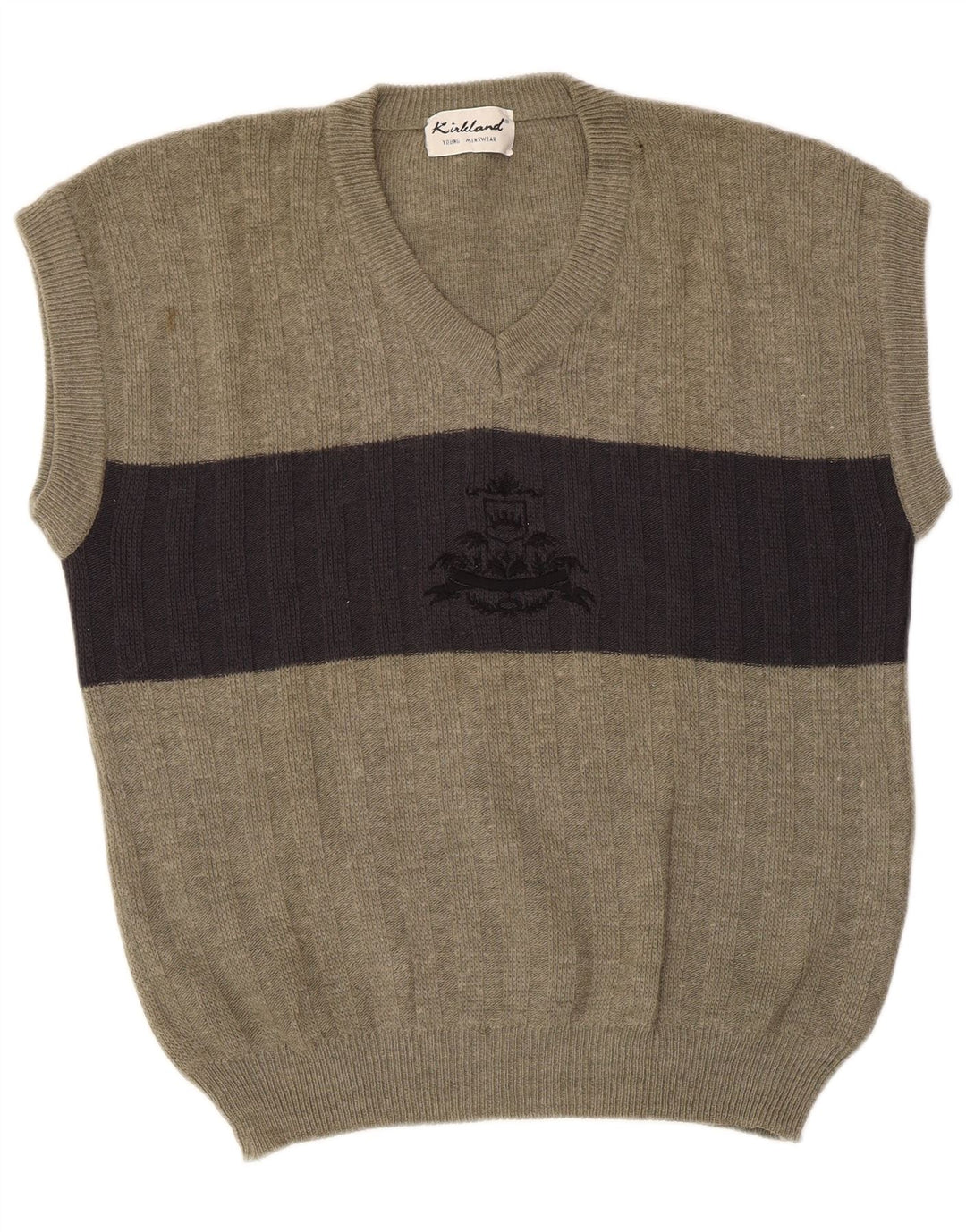 KIRKLAND Ανδρικό γιλέκο Tank Top IT 52 Large Khaki Colourblock