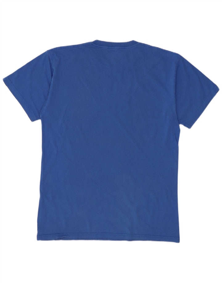 Ανδρικό γραφικό μπλουζάκι Vans Classic Fit Top από μεσαίο μπλε βαμβακερό